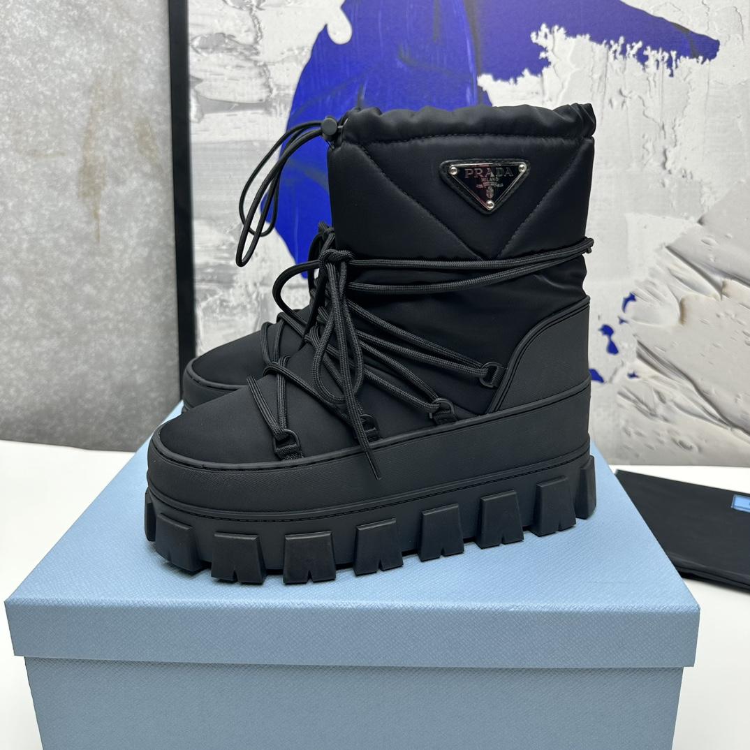Prada Nylon Gabardine Après-ski Boots - EUR FASHION