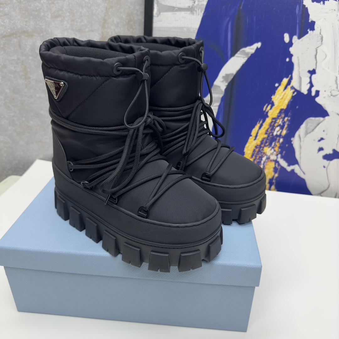 Prada Nylon Gabardine Après-ski Boots - EUR FASHION