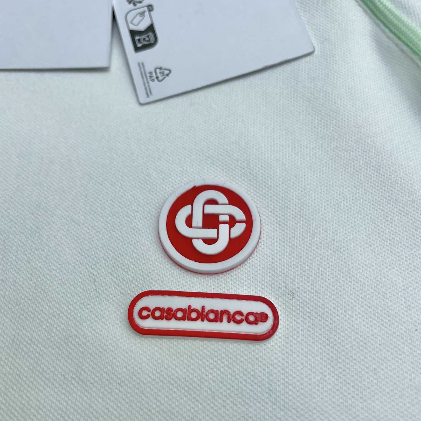 Casablanca Chenille Collar Raglan Polo Shirt   c1106 - EUR FASHION