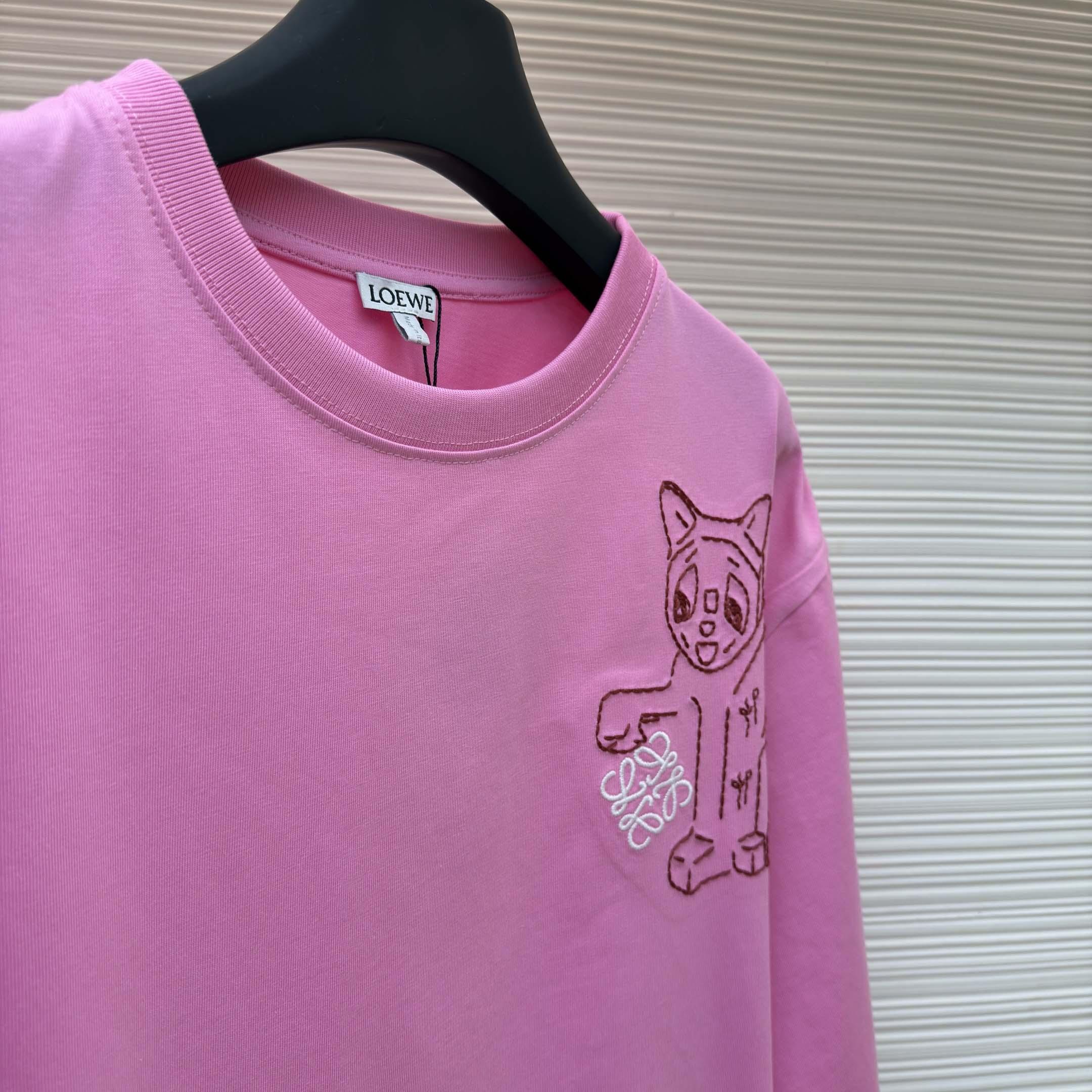 Loewe Loose fit T-shirt In Cotton - EUR FASHION