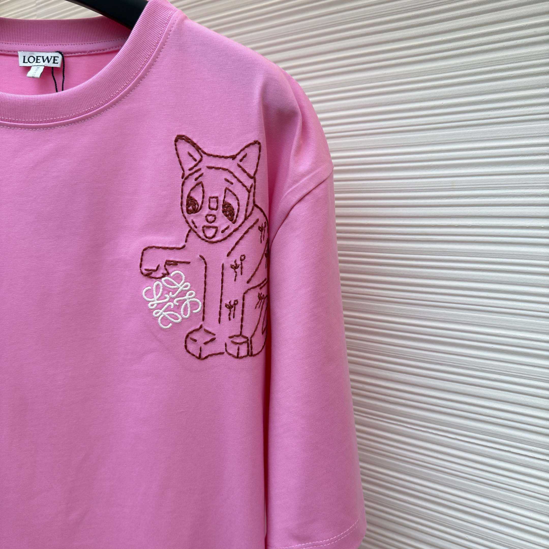 Loewe Loose fit T-shirt In Cotton - EUR FASHION