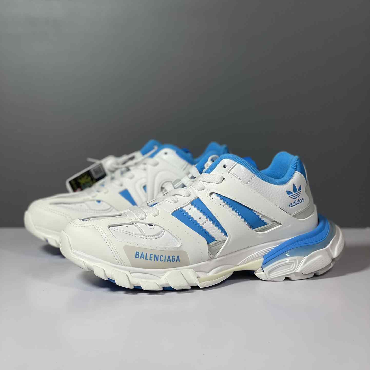Balenciaga Track Forum x adidas White Blue - EUR FASHION