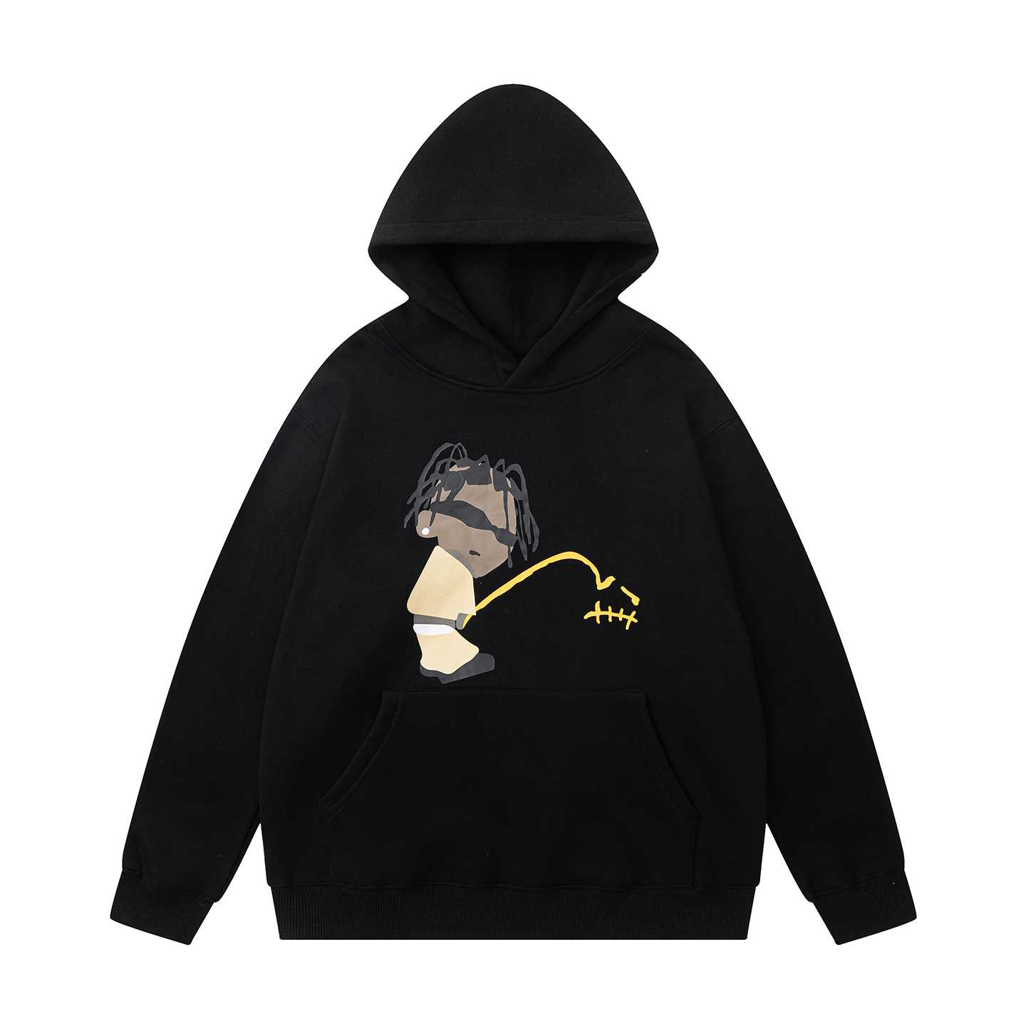 Travis Scott Cactus Jack x CPFM Rodeo Track 8 Hoodie In Black - EUR FASHION