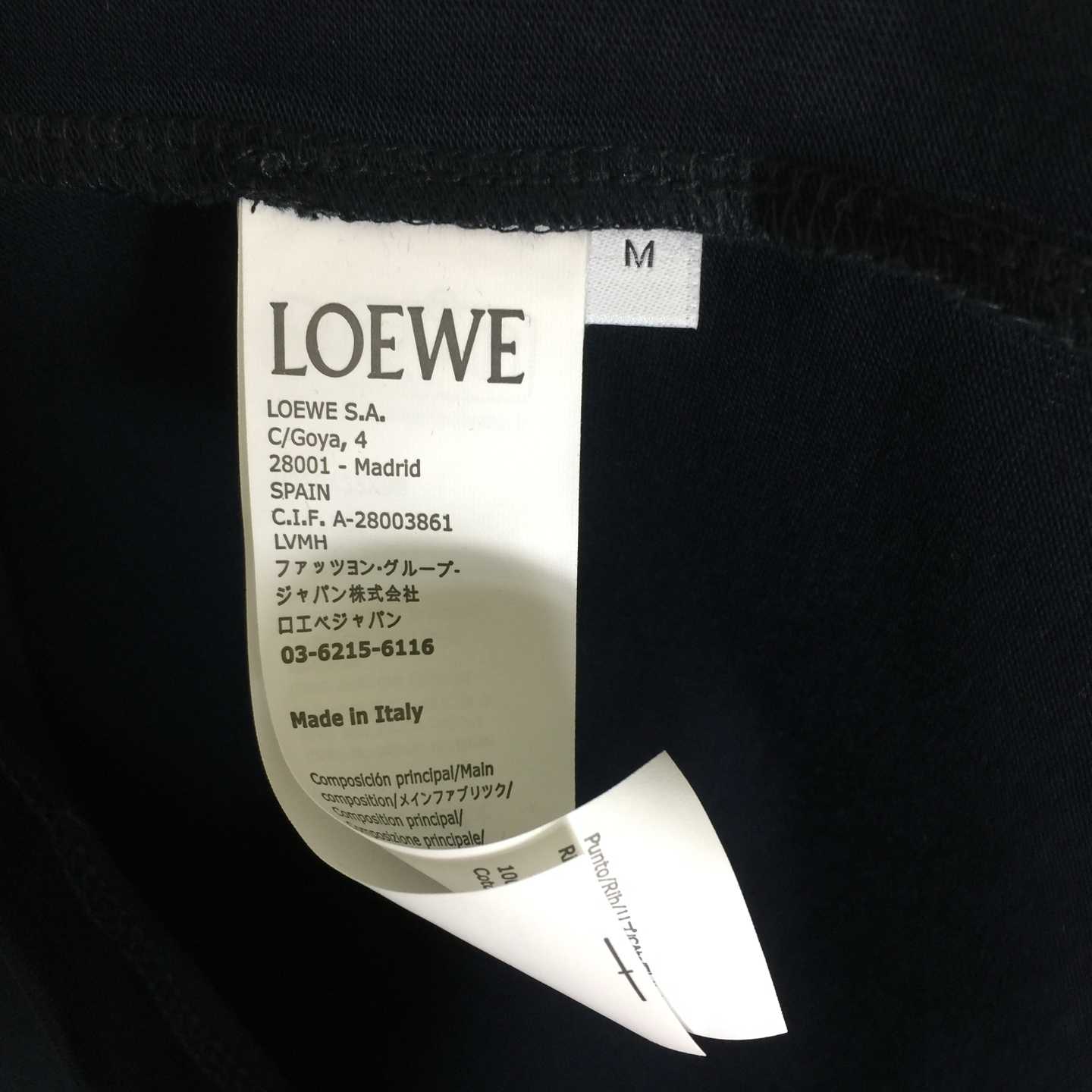 Loewe Loose Fit T-shirt In Cotton - EUR FASHION