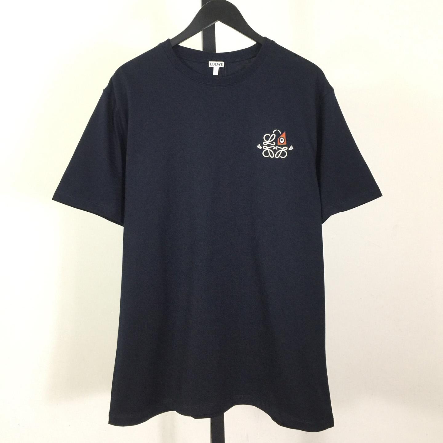 Loewe Loose Fit T-shirt In Cotton - EUR FASHION