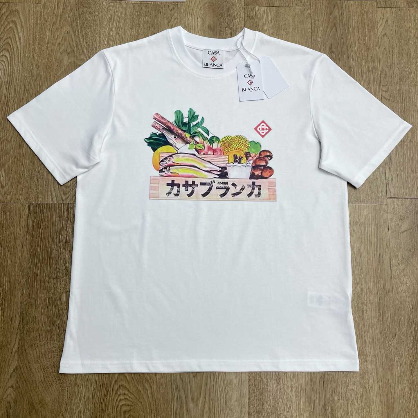 Casablanca Graphic-print Cotton T-shirt    C1100 - EUR FASHION