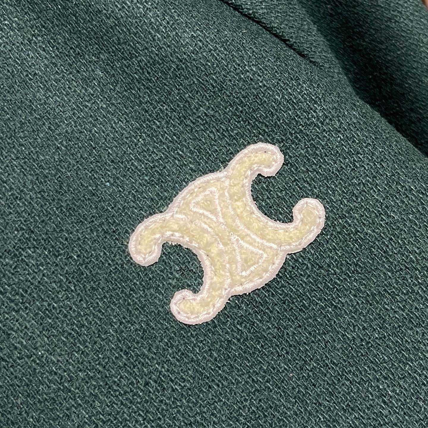 Celine Triomphe Teddy Jacket In Textured Wool - EUR FASHION