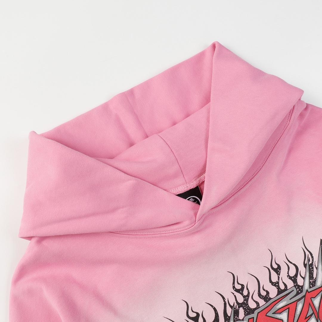 Hellstar Brainwashed Without Brain Hoodie 'Pink' - EUR FASHION