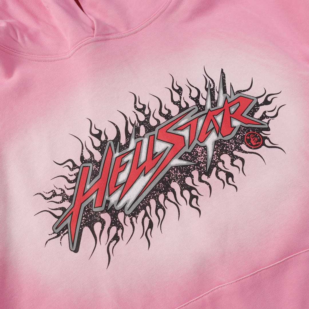 Hellstar Brainwashed Without Brain Hoodie 'Pink' - EUR FASHION