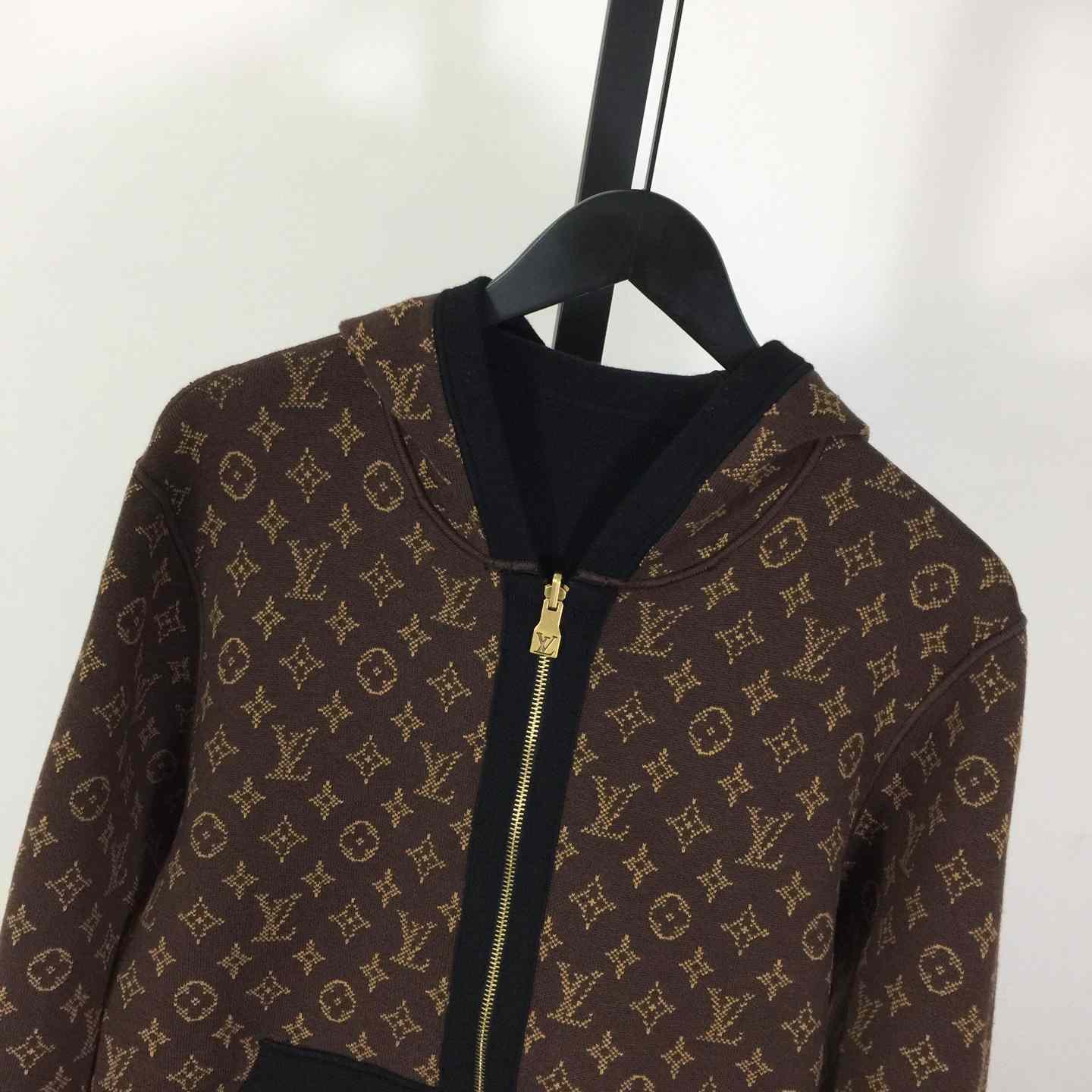 Louis Vuitton Monogram Reversible Double Face Hooded Blouson   1AJBXM - EUR FASHION